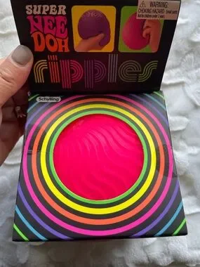 Needoh Ripples Pink Schylling | Toys | New Needoh Super Ripples Pink Super Size Squishy By ...